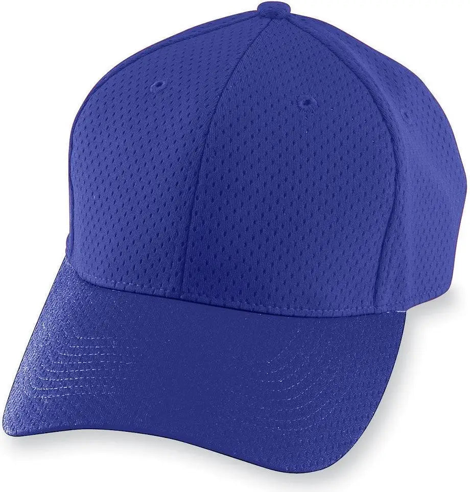 Augusta 6236 Athletic Mesh Cap - Purple - one Size Fits Most