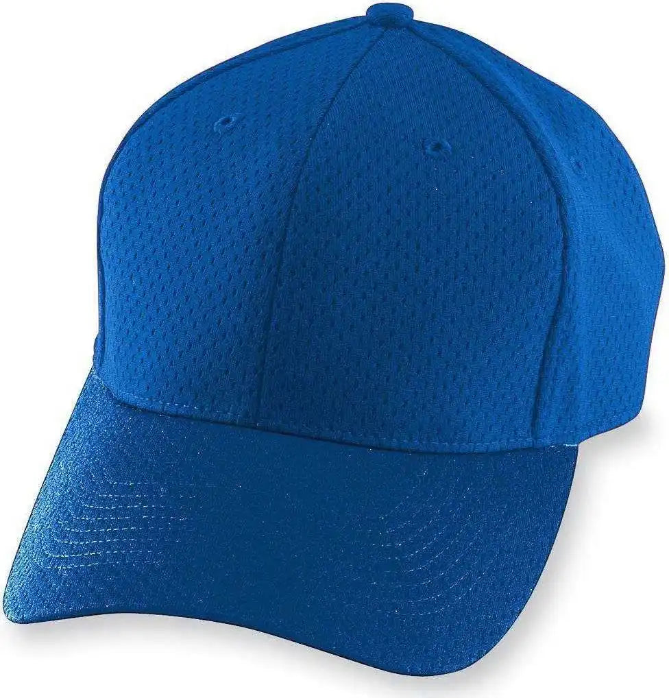 Augusta 6236 Athletic Mesh Cap - Youth - Royal - one Size Fits Most