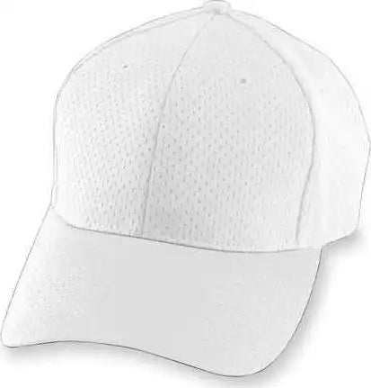 Augusta 6236 Athletic Mesh Cap - Youth - White - one Size Fits Most