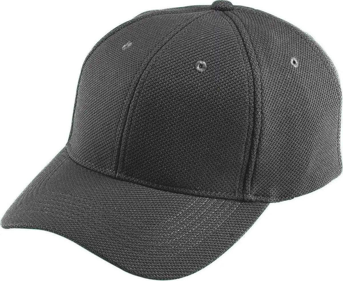 Augusta 6265 Adjustable Wicking Mesh Cap Black / one Size Fits Most