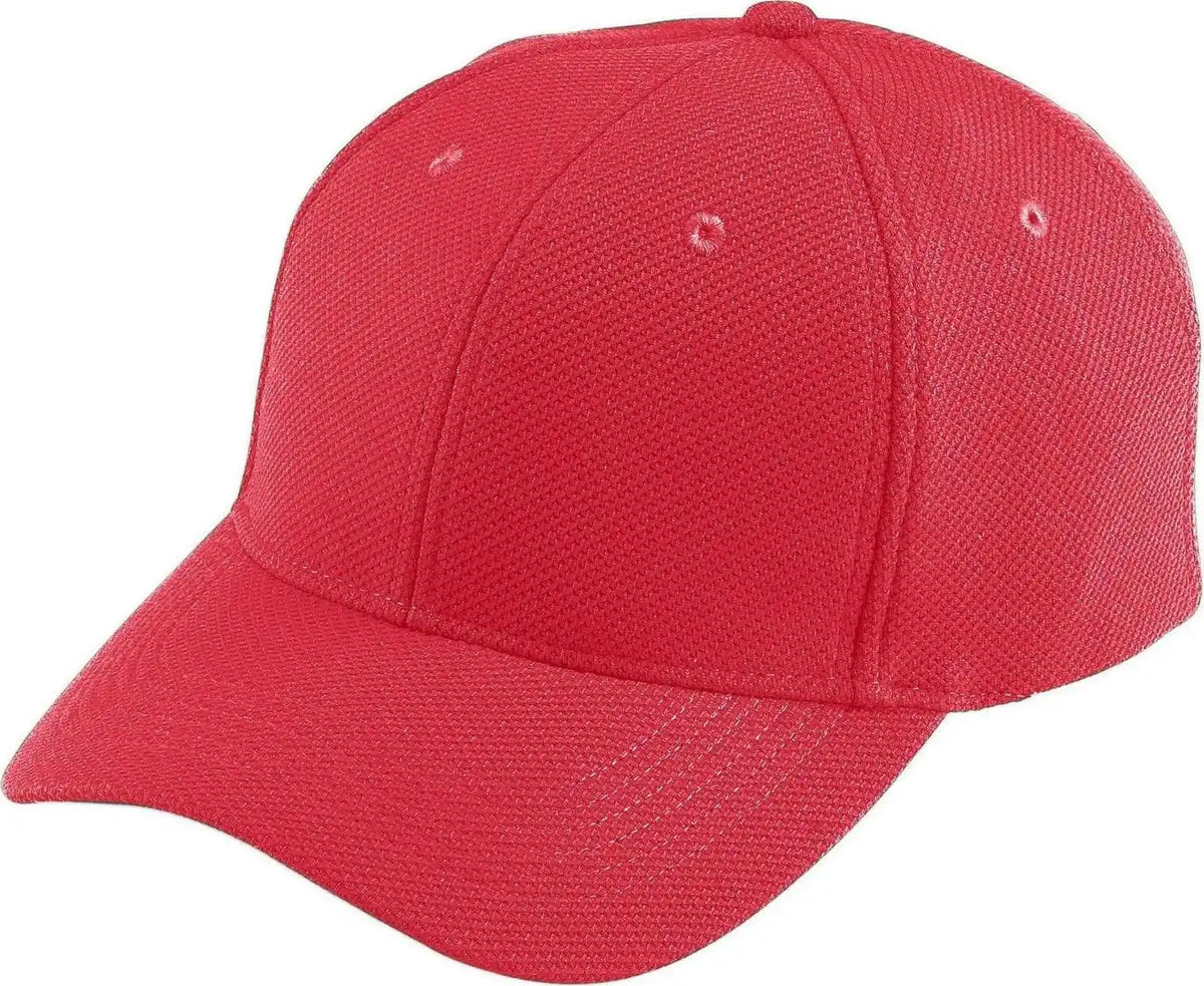 Augusta 6265 Adjustable Wicking Mesh Cap Red / one Size Fits Most