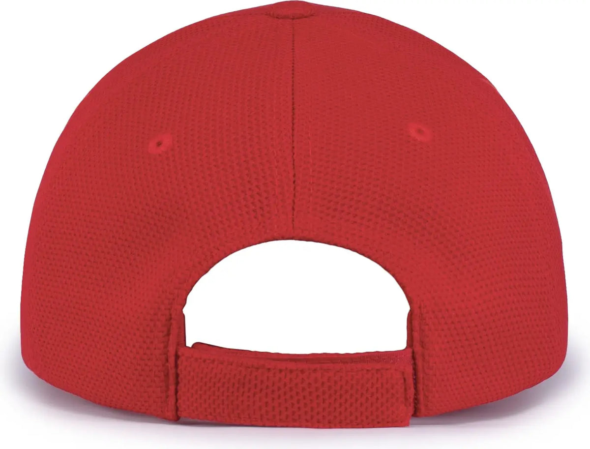 Augusta 6265 Adjustable Wicking Mesh Cap - Red - one Size Fits Most