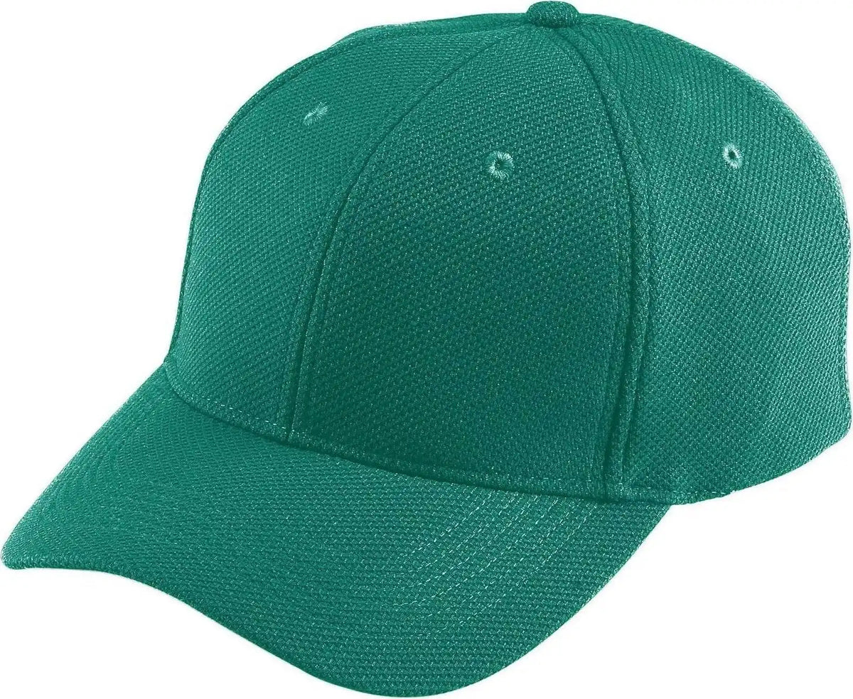 Augusta 6266 Adjustable Wicking Mesh Cap - Youth - Dark Green - Forest / one Size Fits Most