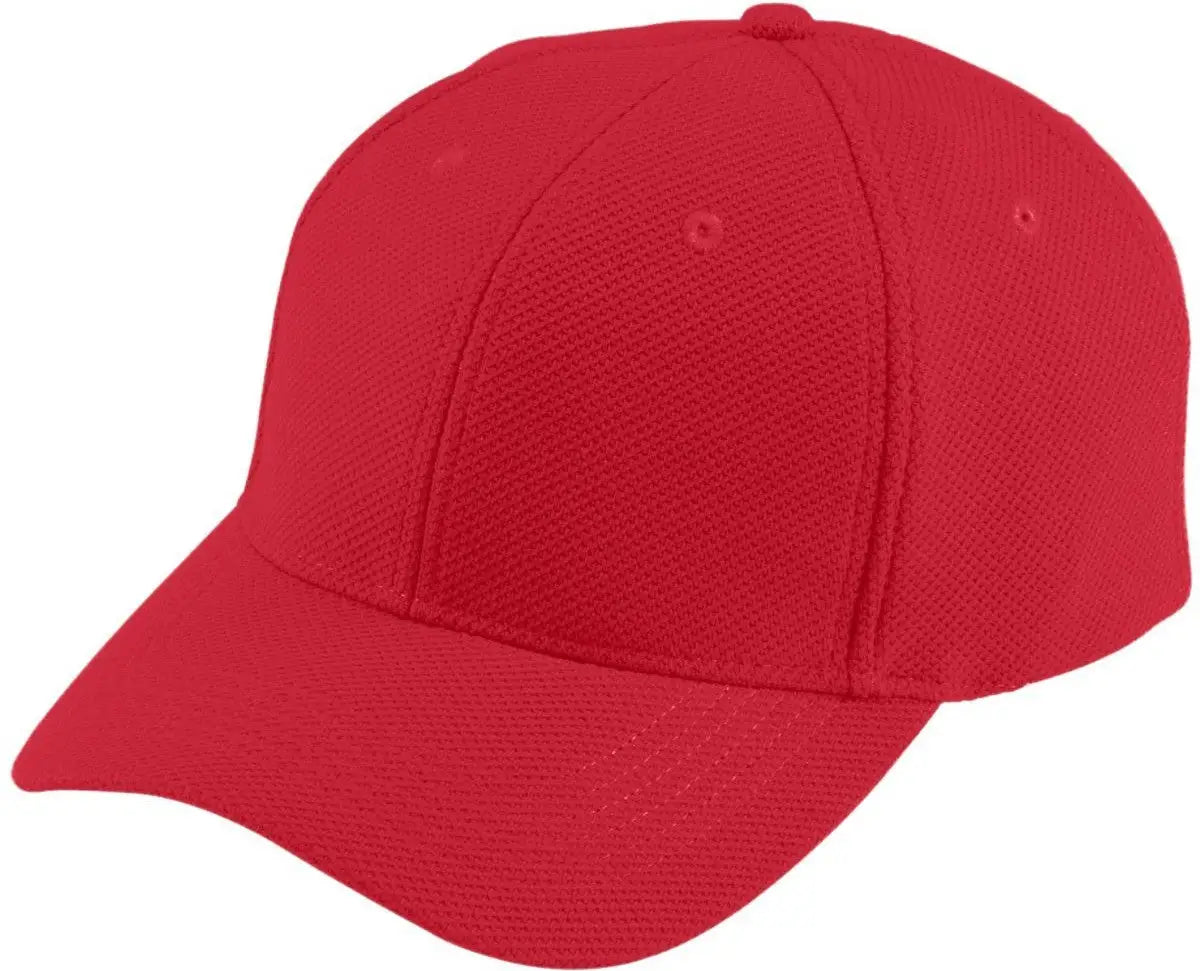 Augusta 6266 Youth Adjustable Wickng Mesh Cap - Red - Os
