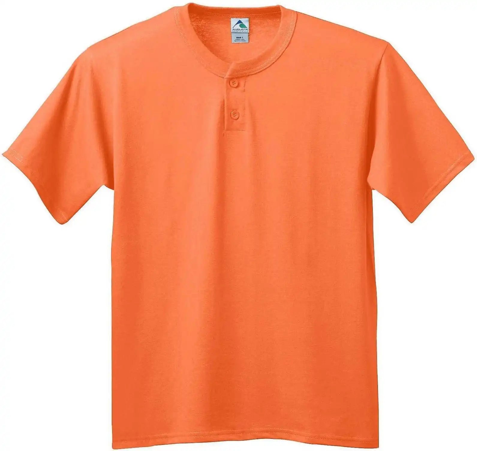 Augusta 643 Six-ounce Two-button Baseball Jersey - Orange