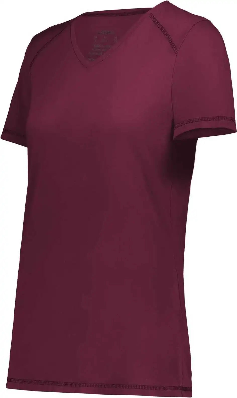 Augusta 6844 Ladies Super Soft-spun Poly Tee - Maroon