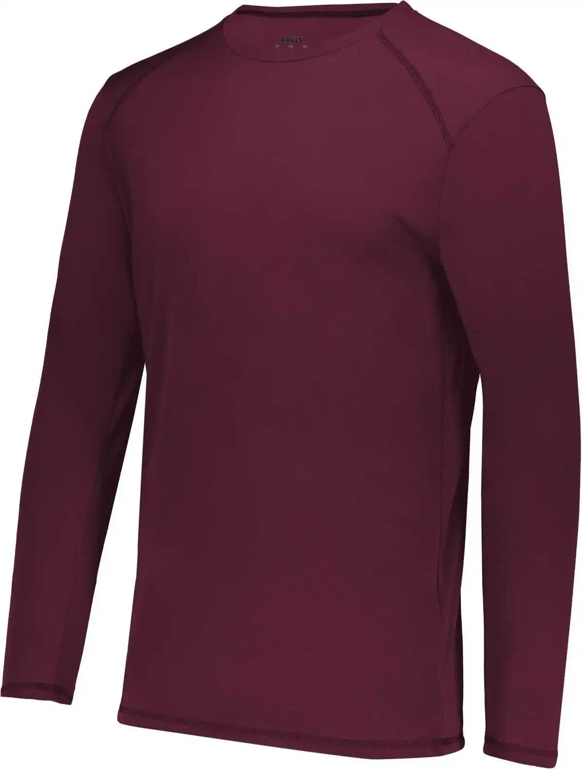 Augusta 6845 Super Soft-spun Poly Long Sleeve Tee - Maroon