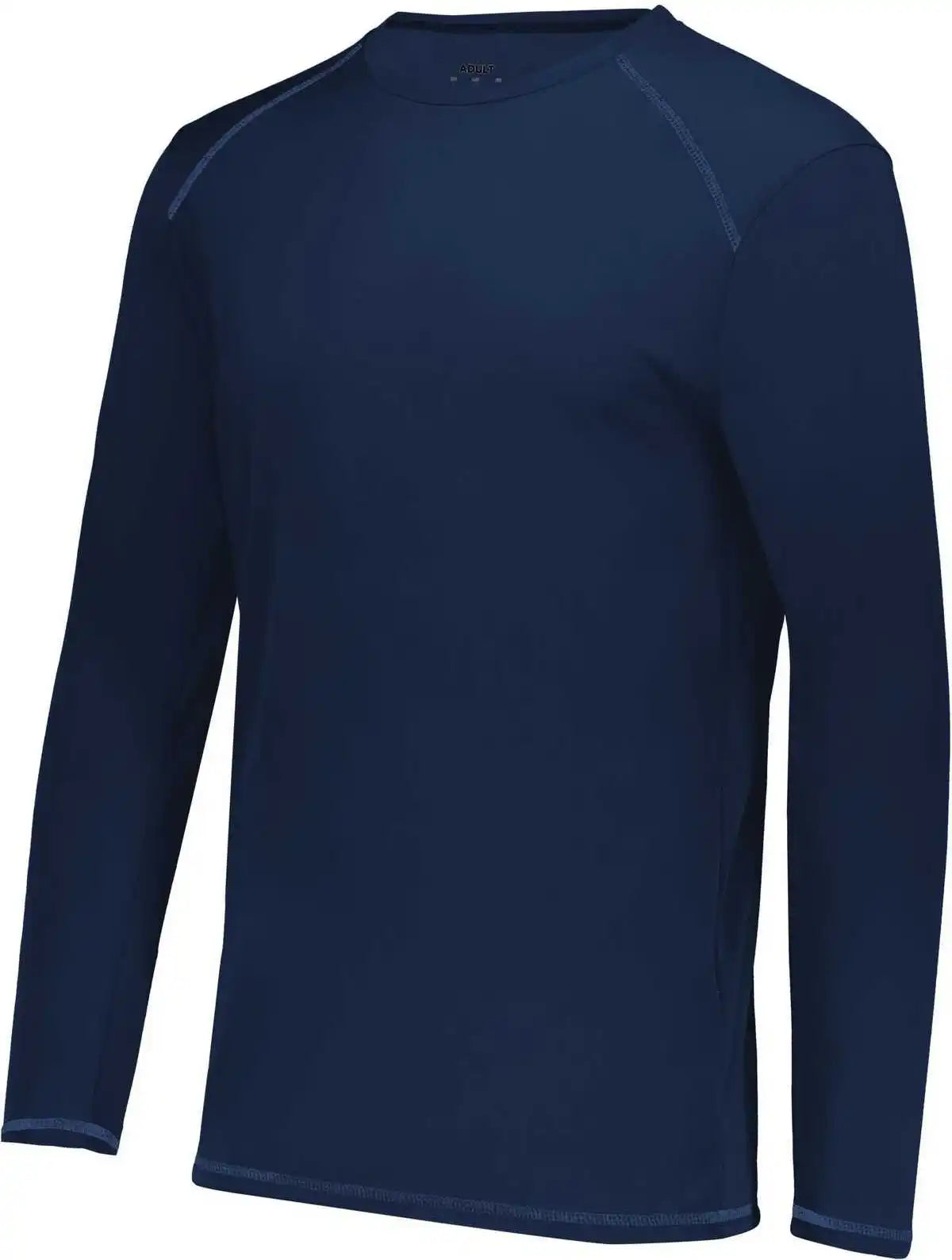Augusta 6845 Super Soft Spun Poly Long Sleeve Tee Navy