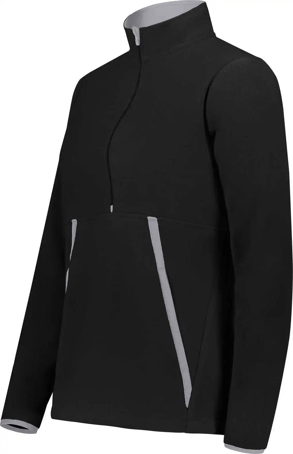 Augusta 6857 Ladies Chill Fleece 2.0 1/2 Zip Pullover - Black