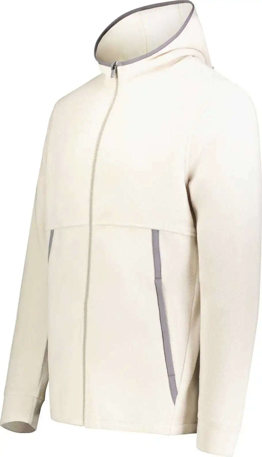 Augusta 6858 Chill Fleece 2.0 Full Zip Hoodie - Oyster