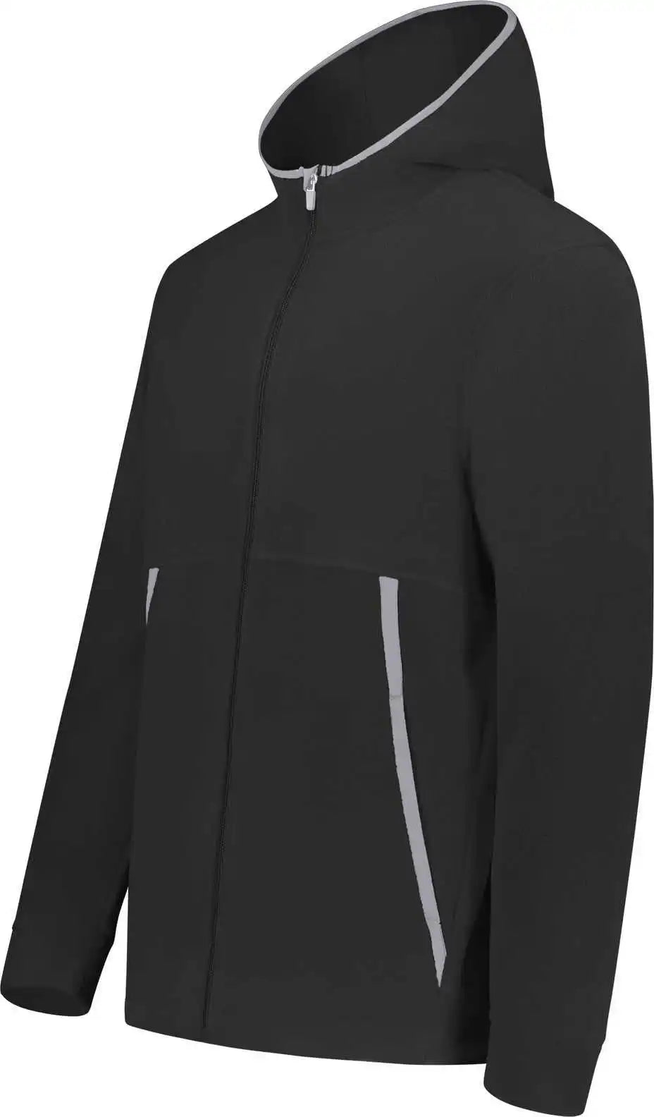 Augusta 6859 Youth Chill Fleece 2.0 Full Zip Hoodie - Black