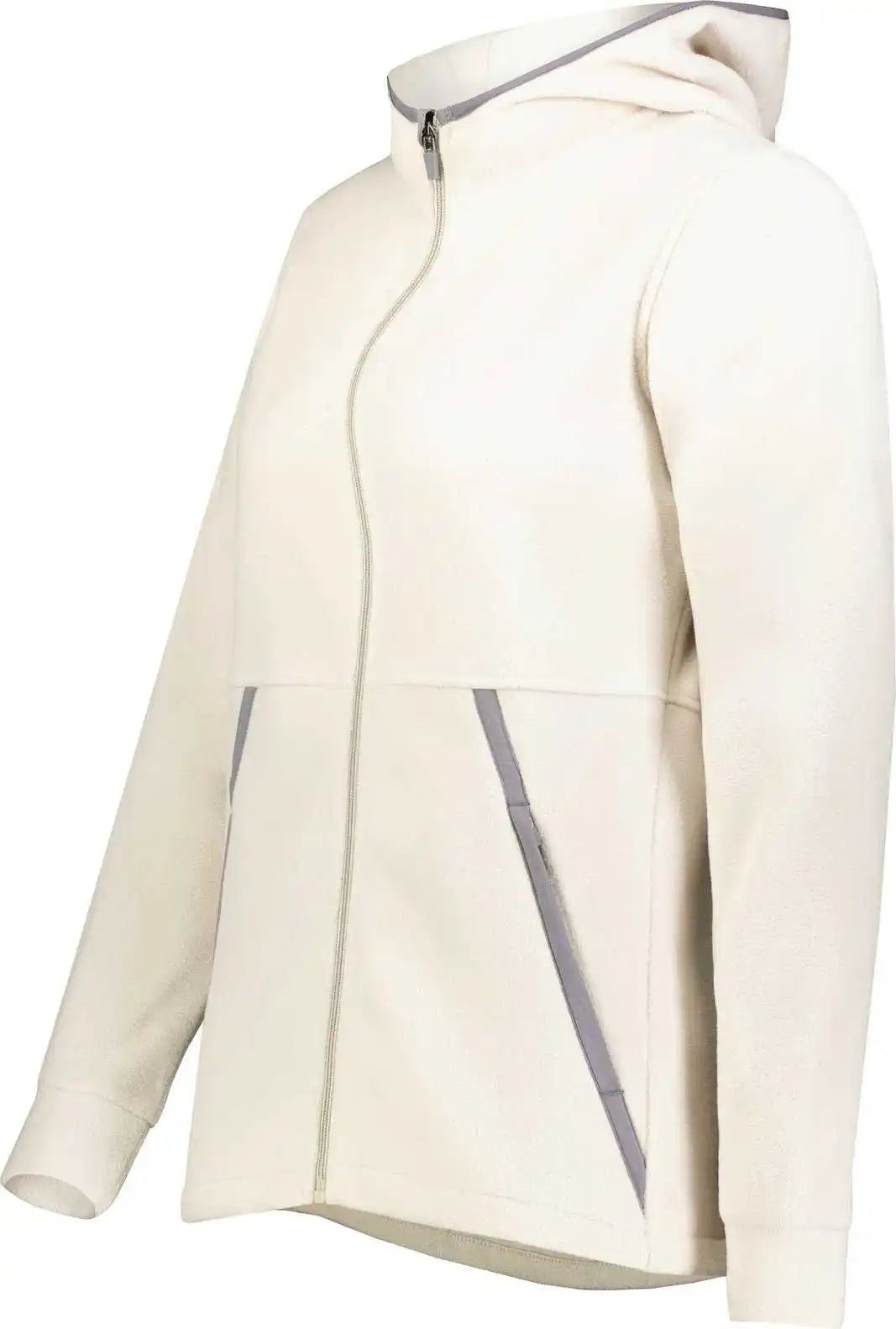 Augusta 6860 Ladies Chill Fleece 2.0 Full Zip Hoodie Oyster