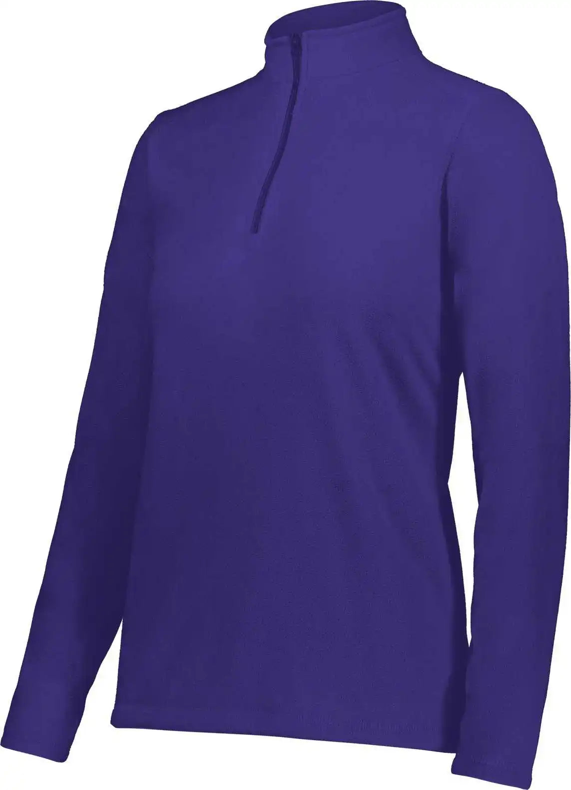 Augusta 6864 Ladies Micro-lite Fleece 1/4 Zip Pullover - Purple (hlw)