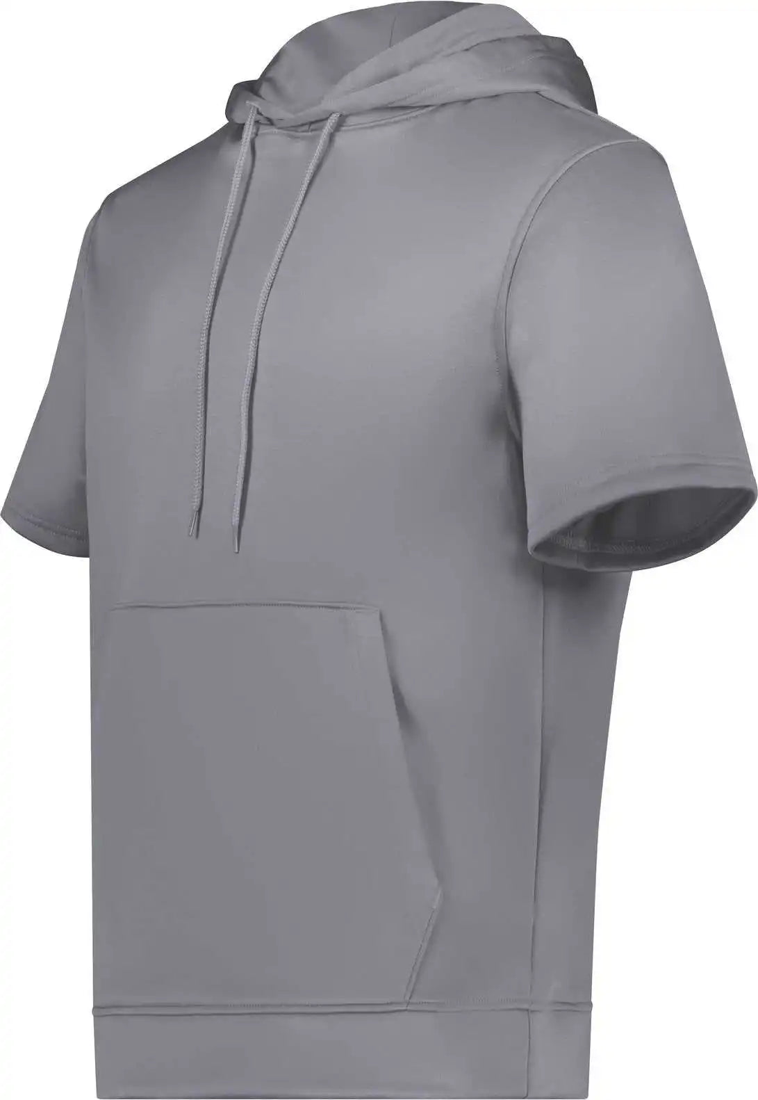 Augusta 6871 Wicking Fleece Short Sleeve Hoodie - Graphite