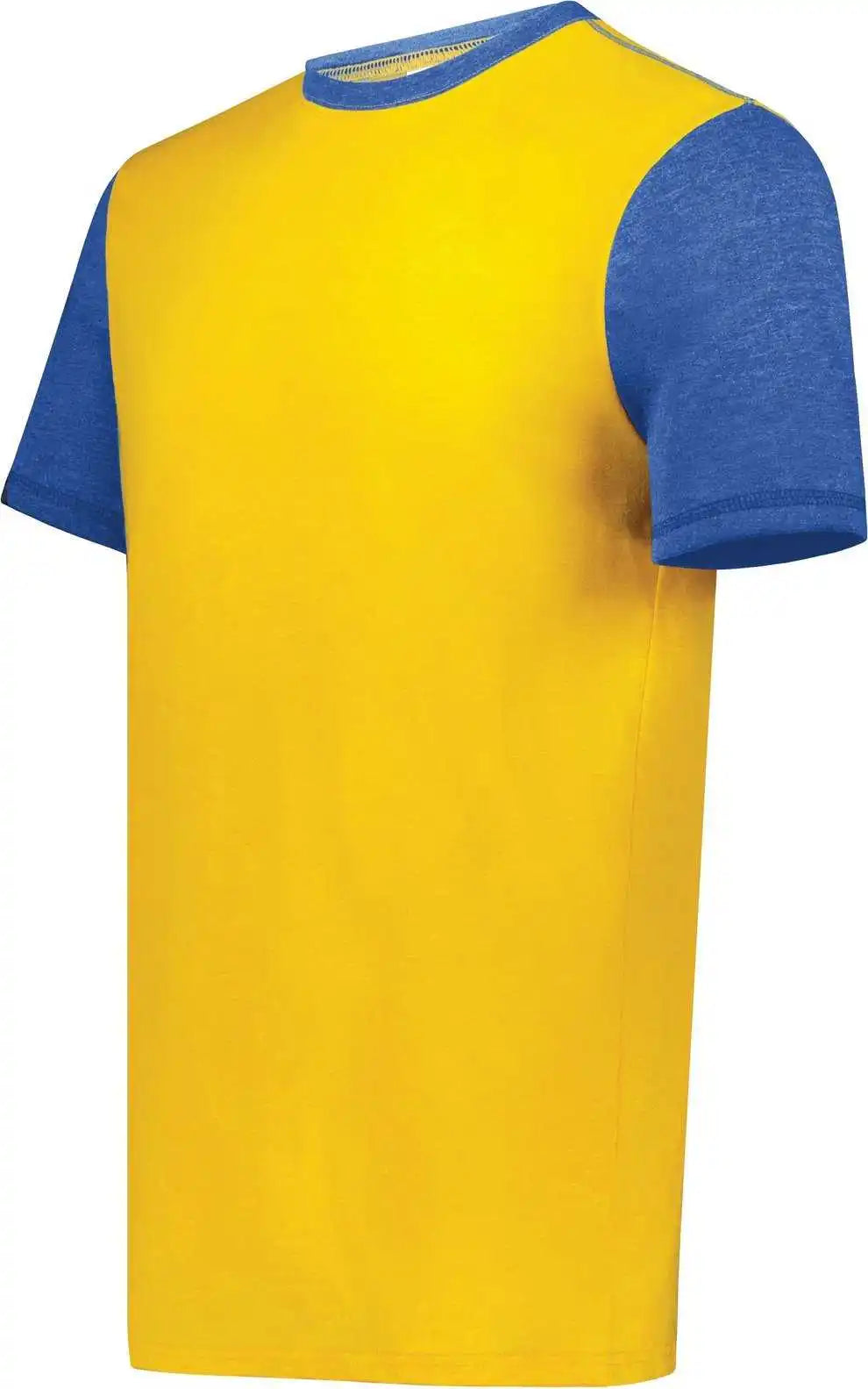 Augusta 6876 Gameday Vintage Ringer Tee - Gold Heather Royal