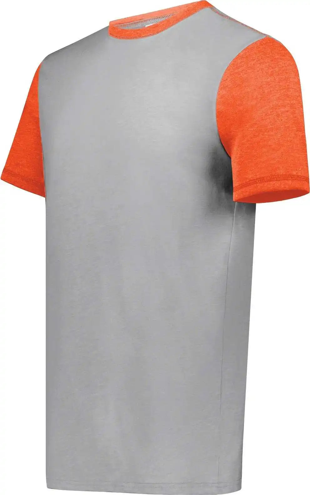Augusta 6876 Gameday Vintage Ringer Tee - Gray Heather Orange