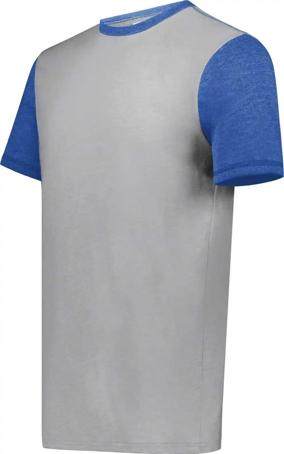 Augusta 6876 Gameday Vintage Ringer Tee - Gray Heather Royal