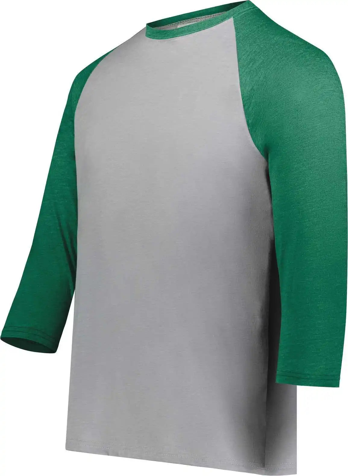 Augusta 6879 Gameday Vintage 3/4 Tee - Gray Heather Kelly