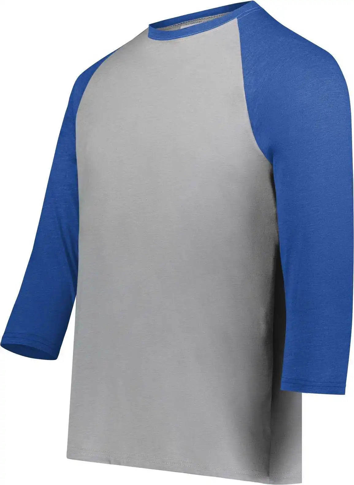 Augusta 6879 Gameday Vintage 3/4 Tee - Gray Heather Royal