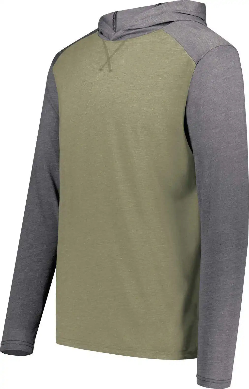Augusta 6884 Gameday Vintage Hoodie - Olive Heather Carbon