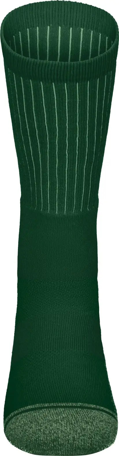 Augusta 6885 Tonal Crew Sock - Dark Green - Youth