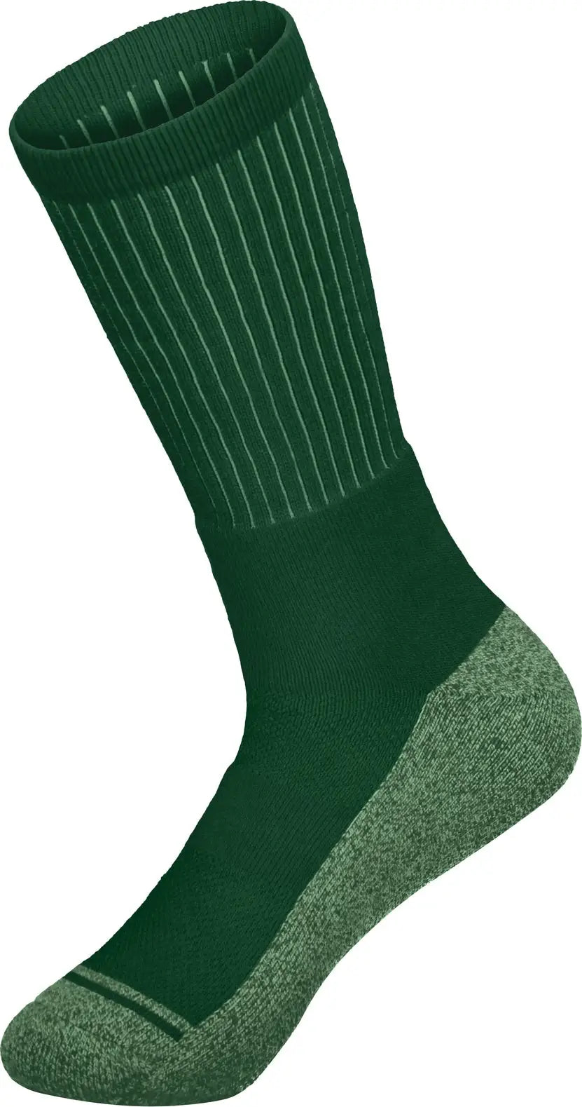 Augusta 6885 Tonal Crew Sock - Dark Green - Youth