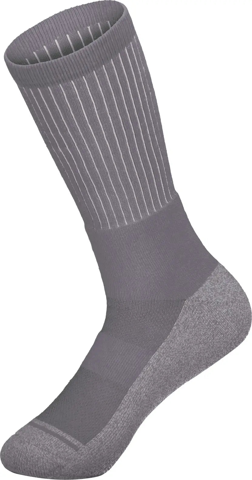 Augusta 6885 Tonal Crew Sock - Graphite - Youth