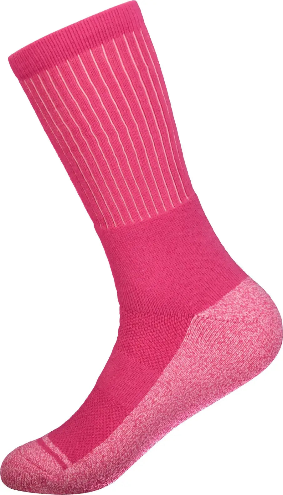 Augusta 6885 Tonal Crew Sock - Power Pink