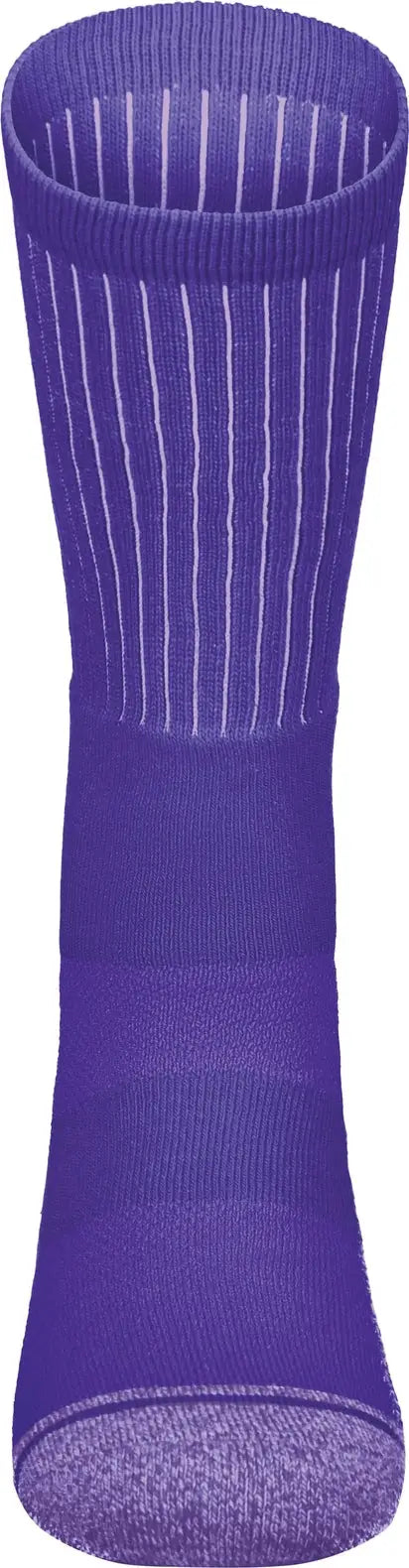 Augusta 6885 Tonal Crew Sock - Purple (hlw)