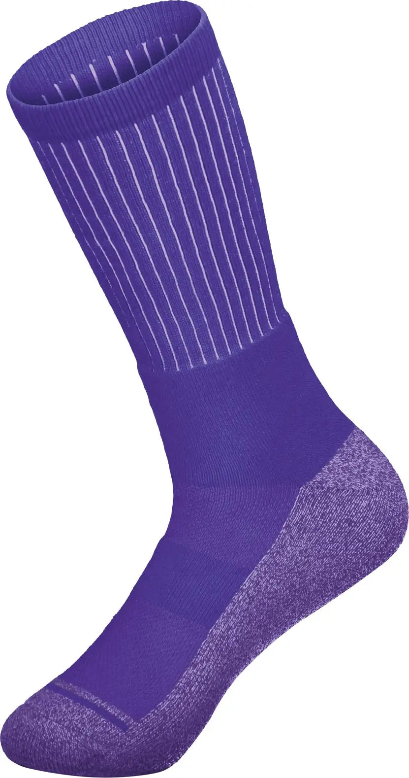 Augusta 6885 Tonal Crew Sock - Purple (hlw) - Youth