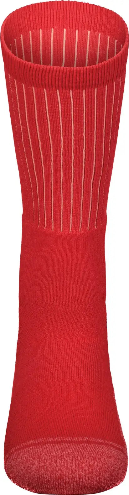 Augusta 6885 Tonal Crew Sock - Scarlet