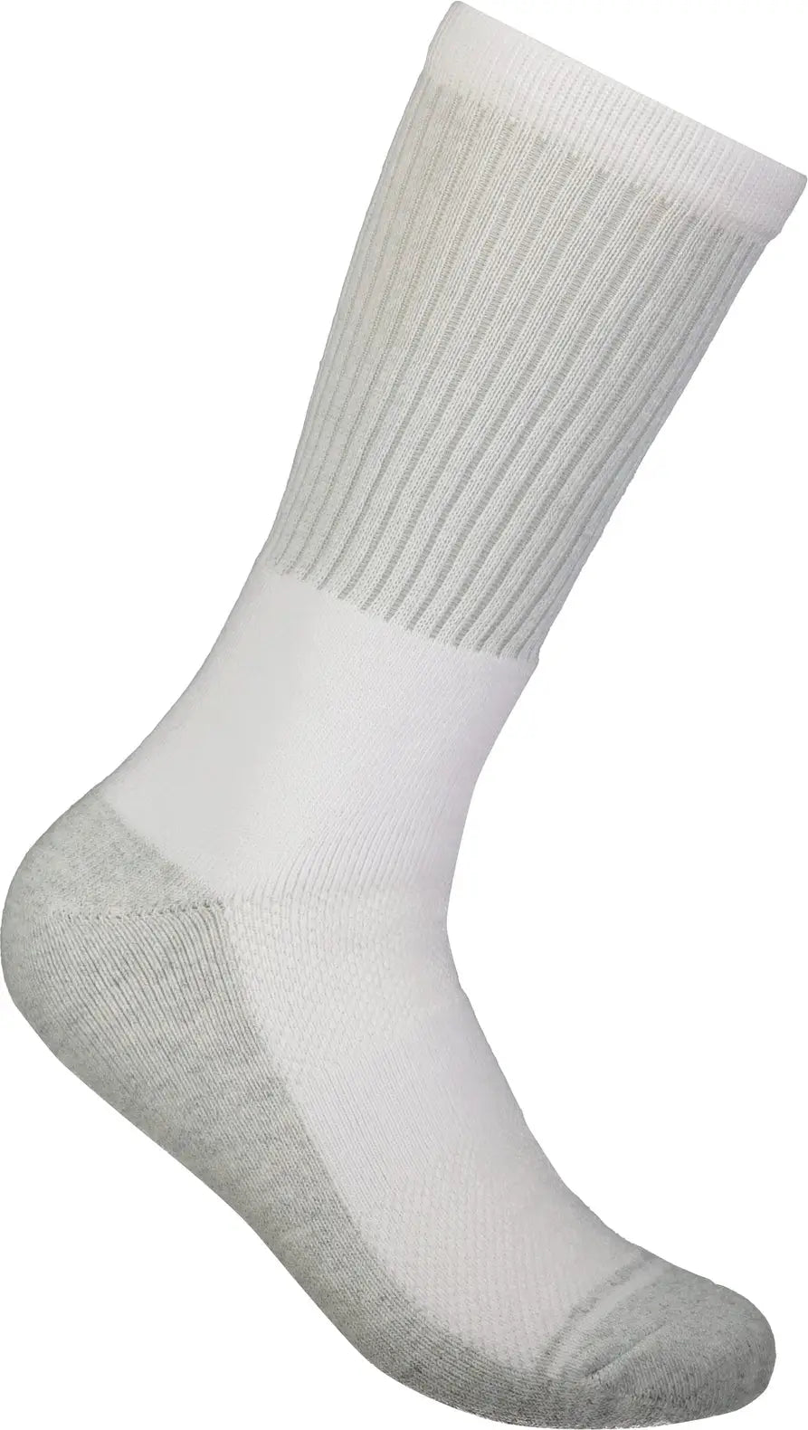 Augusta 6885 Tonal Crew Sock - White