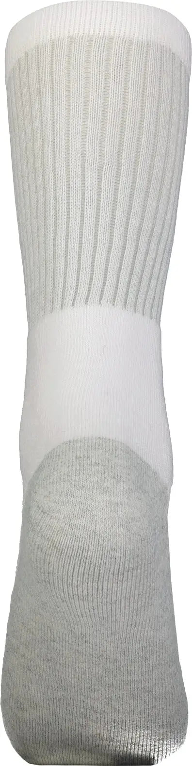 Augusta 6885 Tonal Crew Sock - White