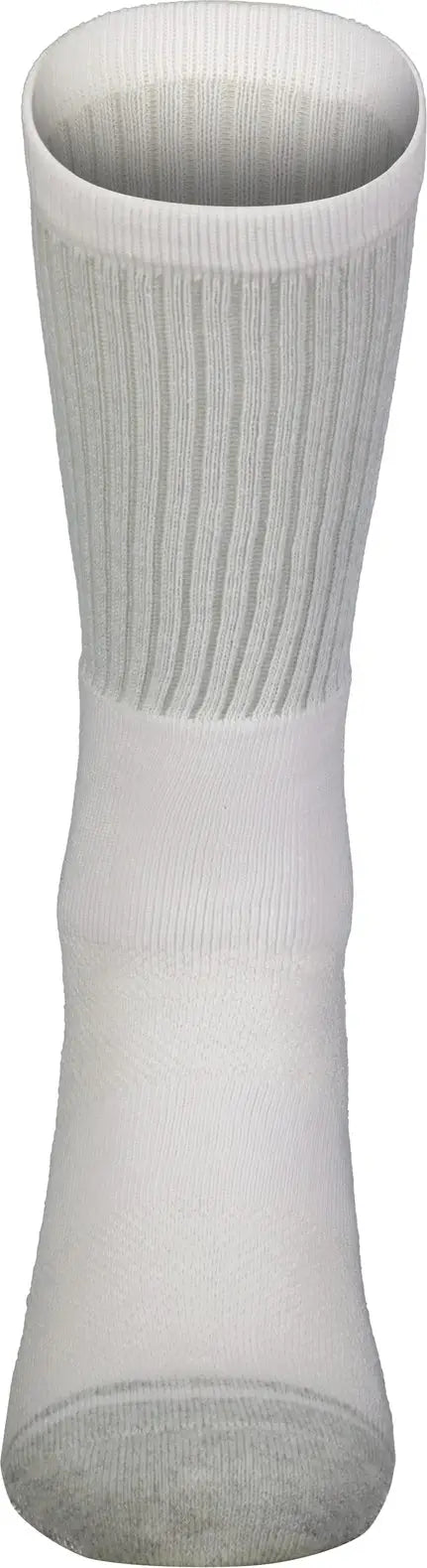 Augusta 6885 Tonal Crew Sock - White - Youth