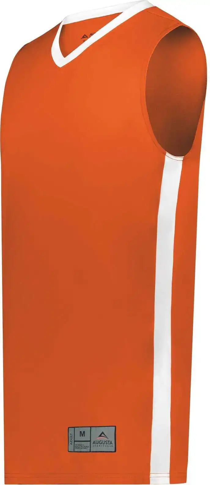 Augusta 6887 Youth Match-up Basketball Jersey - Orange White