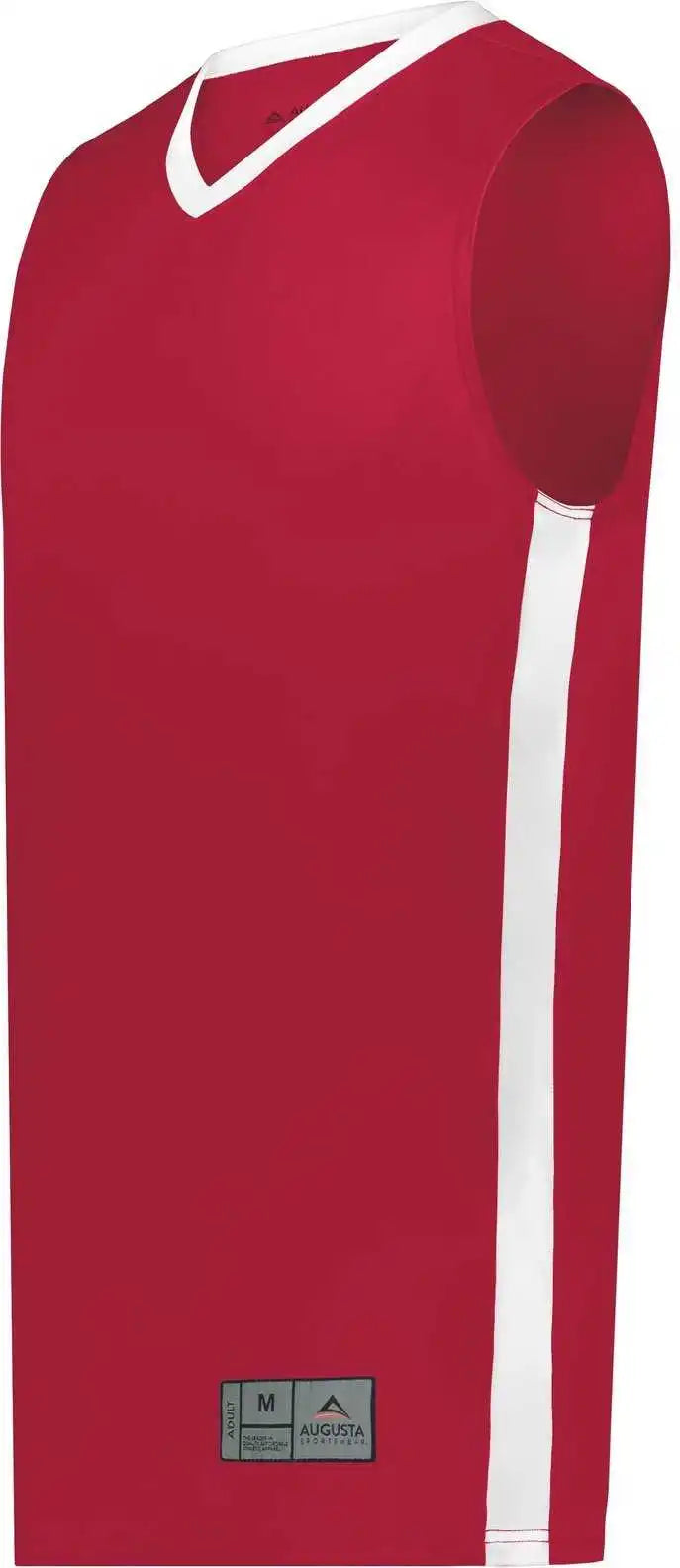 Augusta 6887 Youth Match-up Basketball Jersey - Scarlet White