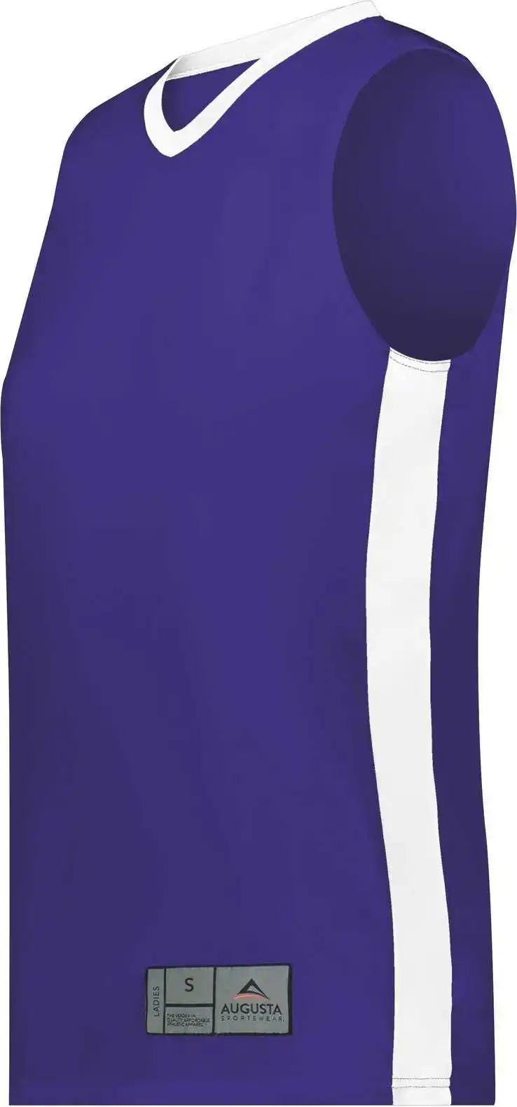 Augusta 6888 Ladies Match-up Basketball Jersey - Purple White