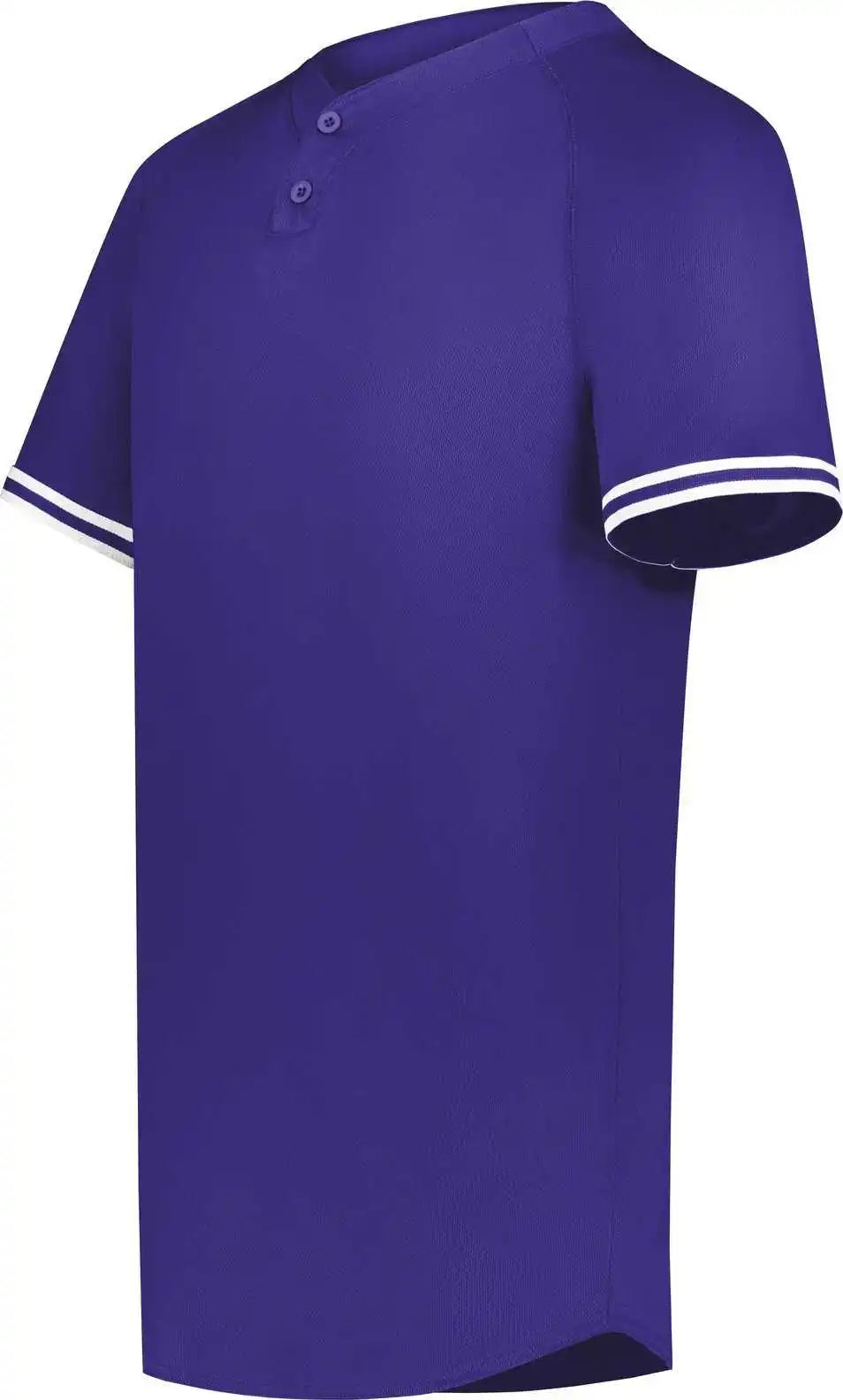 Augusta 6905 Cutter + Henley Jersey - Purple White