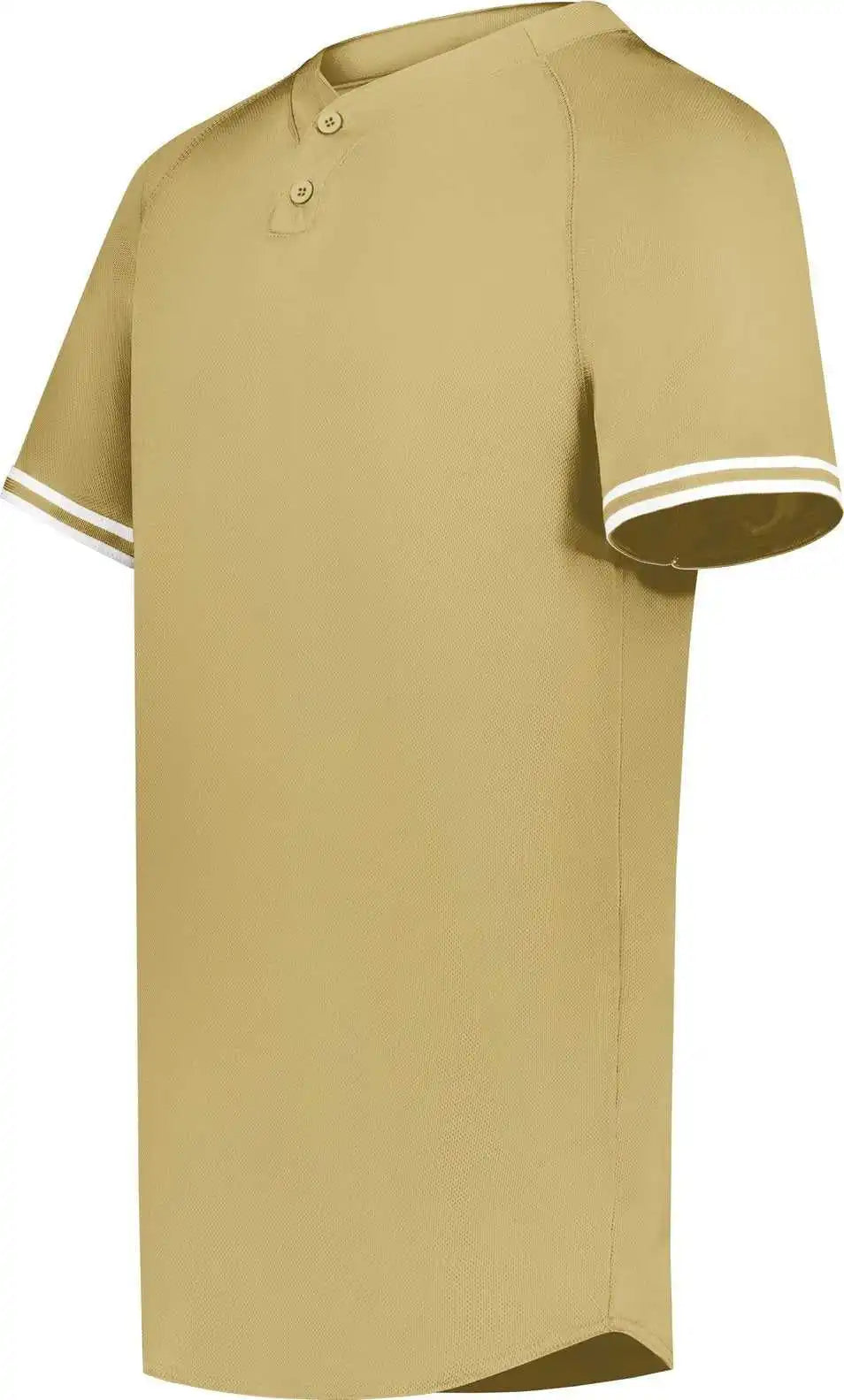 Augusta 6905 Cutter + Henley Jersey - Vegas Gold White