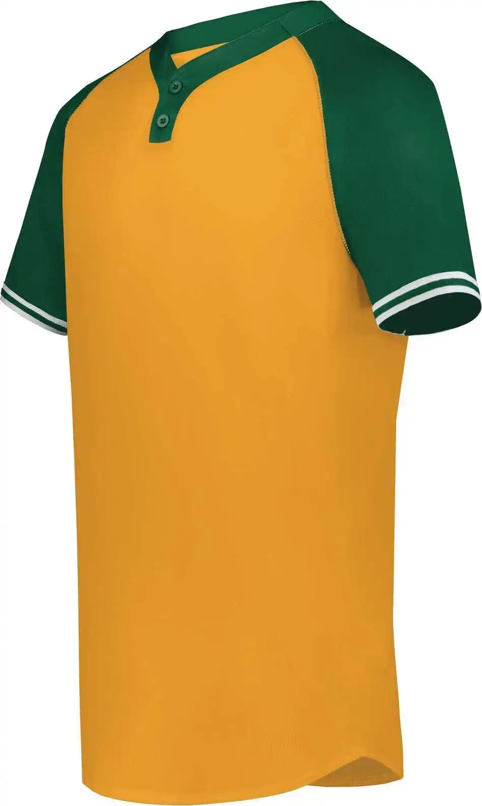 Augusta 6906 Youth Cutter + Henley Jersey - Gold Dark Green