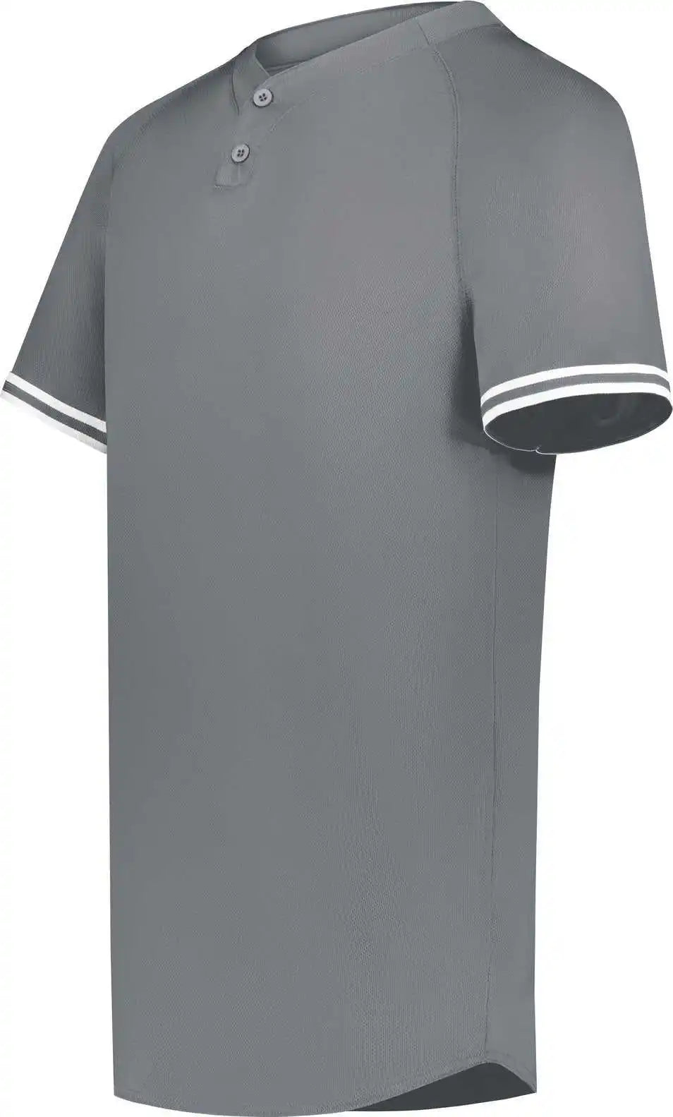 Augusta 6906 Youth Cutter+ Henley Jersey Graphite White
