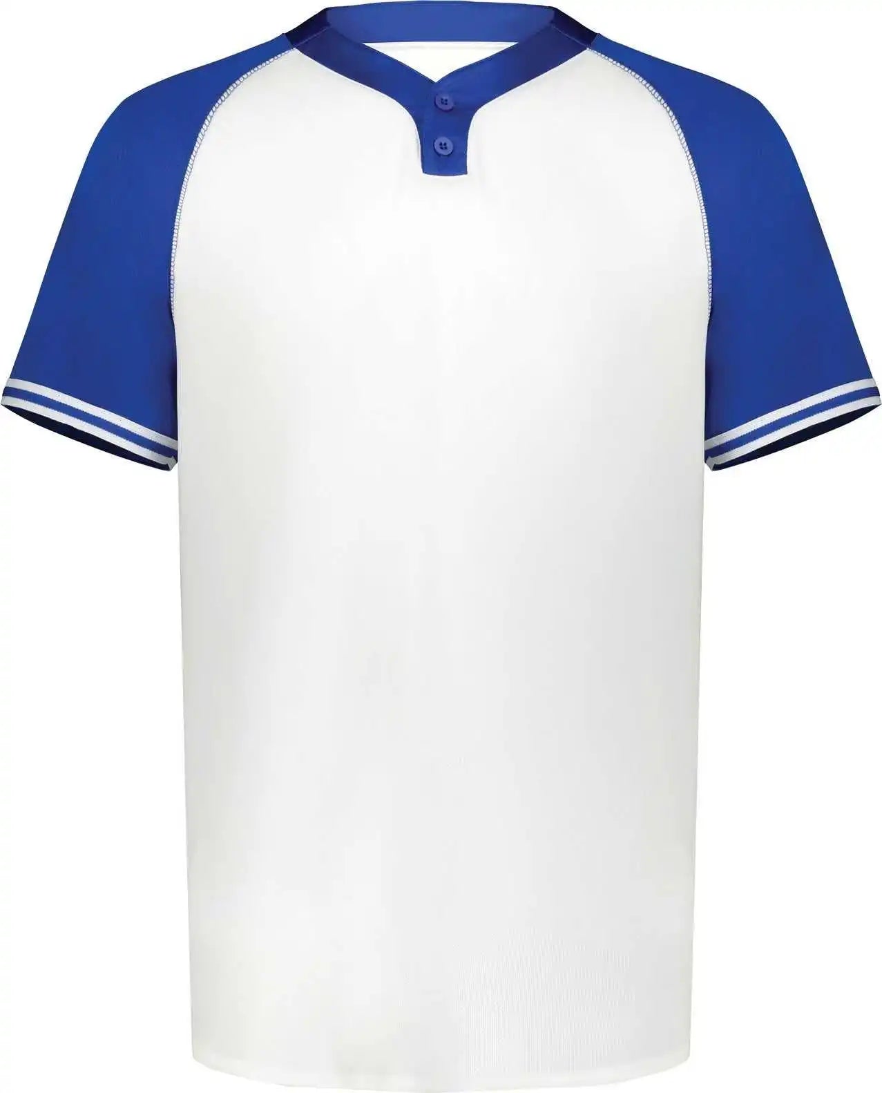 Augusta 6906 Youth Cutter+ Henley Jersey - White Royal