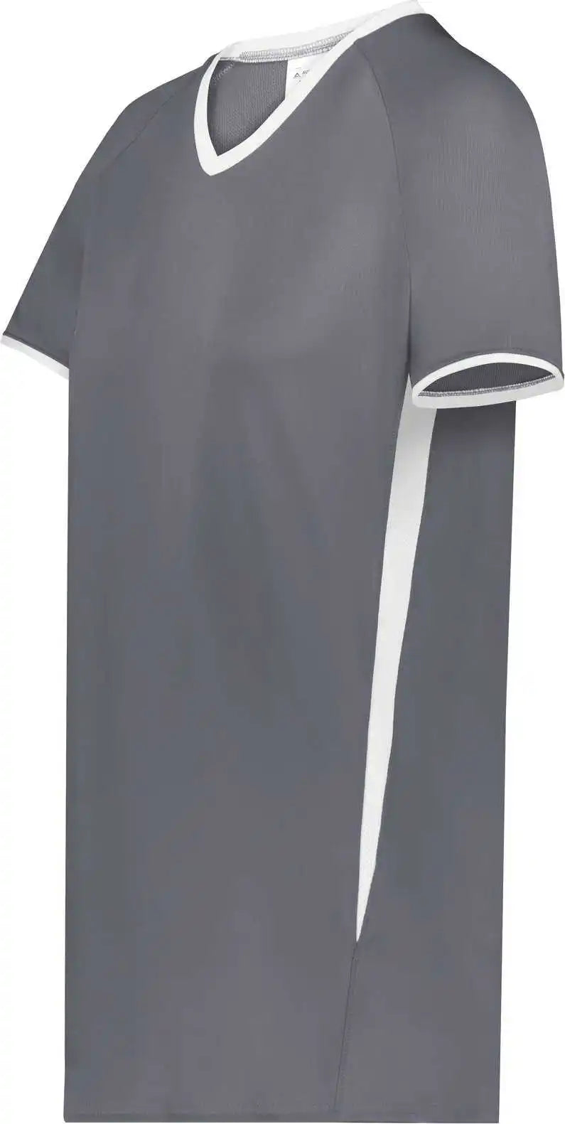 Augusta 6915 Ladies Cutter + V-neck Jersey - Graphite White