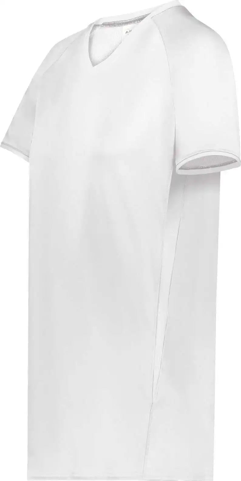 Augusta 6916 Girls Cutter + V-neck Jersey - White