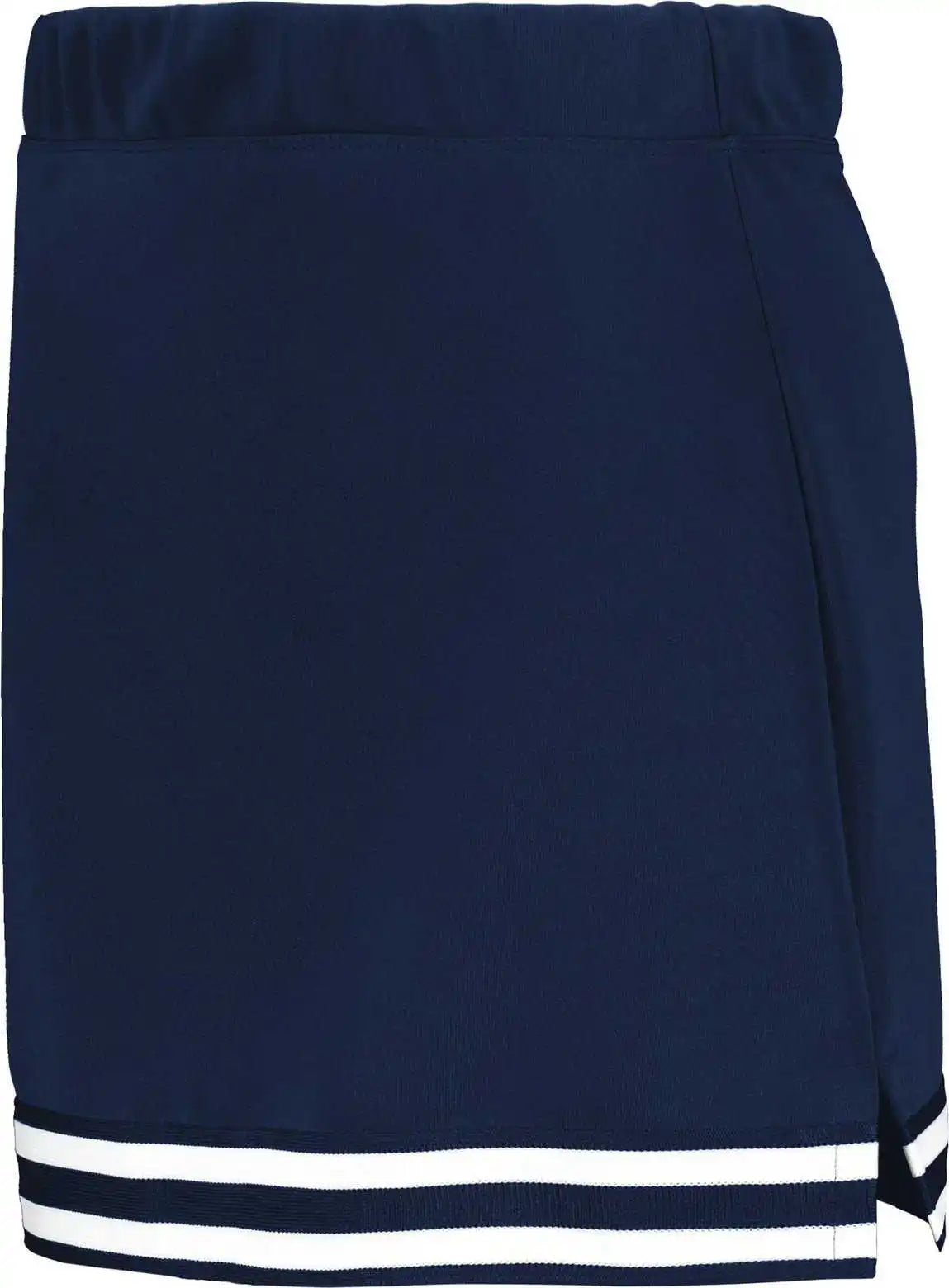 Augusta 6925 Ladies Cheer Squad Skirt - Navy White