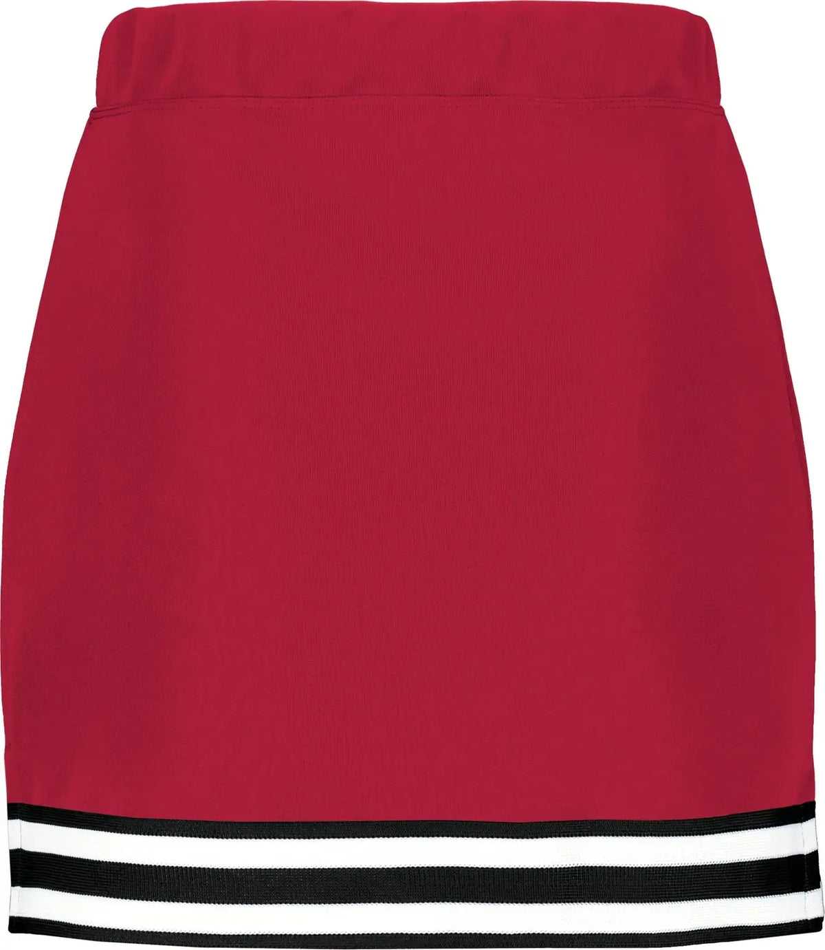 Augusta 6925 Ladies Cheer Squad Skirt - Scarlet Black White