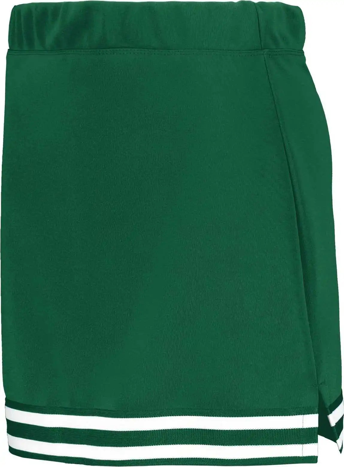 Augusta 6926 Girls Cheer Squad Skirt - Dark Green Black White