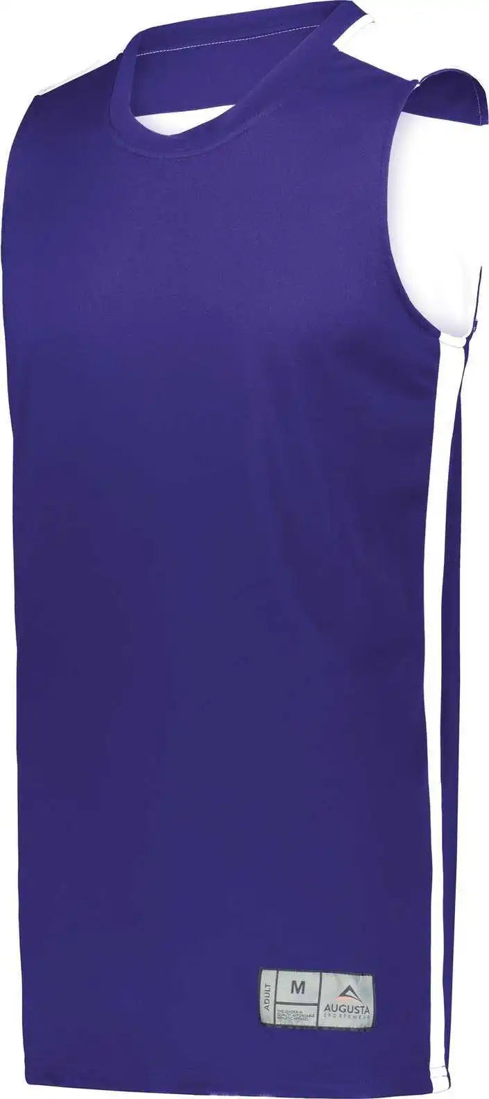 Augusta 6927 Swish Reversible Basketball Jersey Purple White