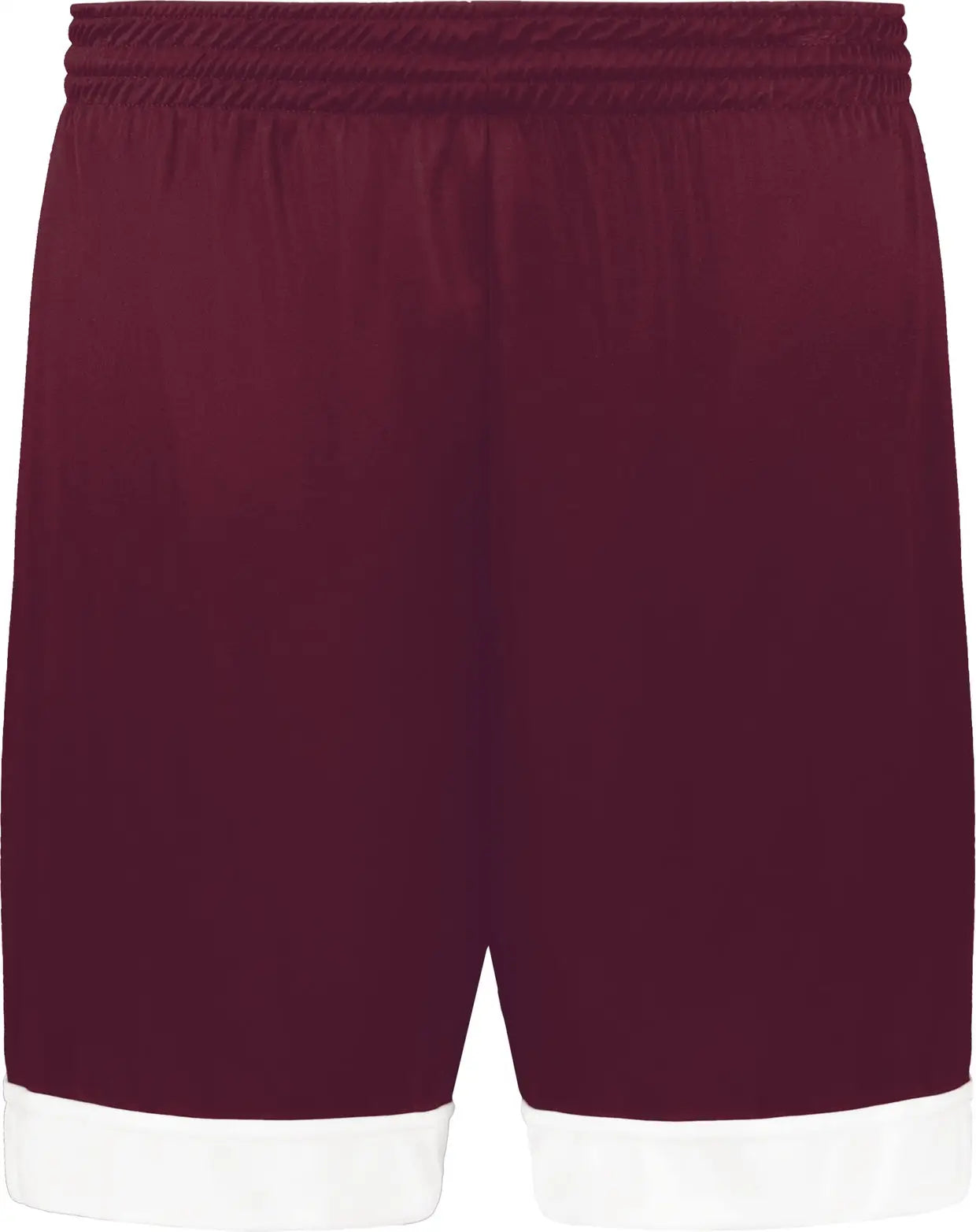 Augusta 6929 Swish Reversible Basketball Shorts - Maroon White - Adult s