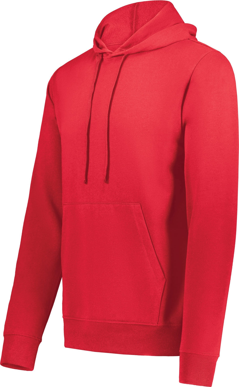 Augusta 6955 All-day Core Basic Fleece Hoodie - Cherry Red - Adult s
